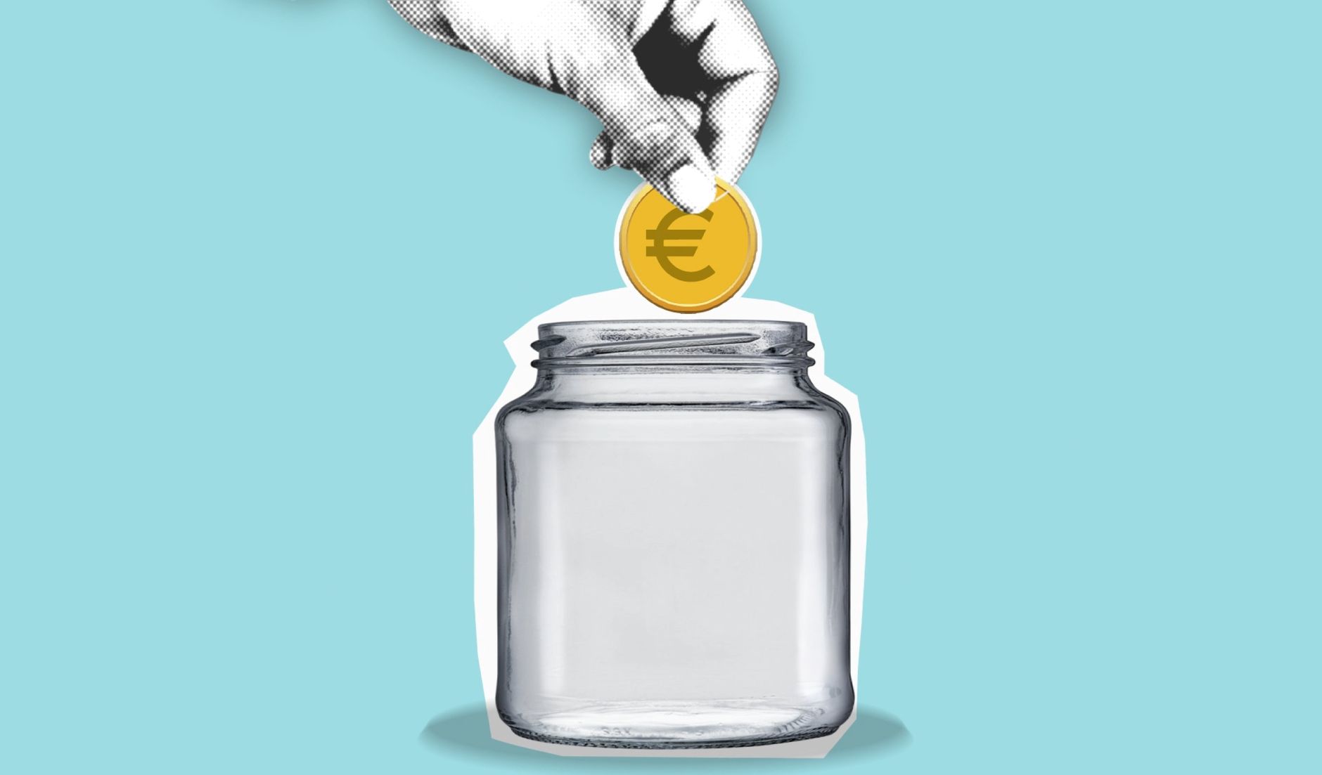 A collection of glass jars labeled for different savings goals representing sinking funds