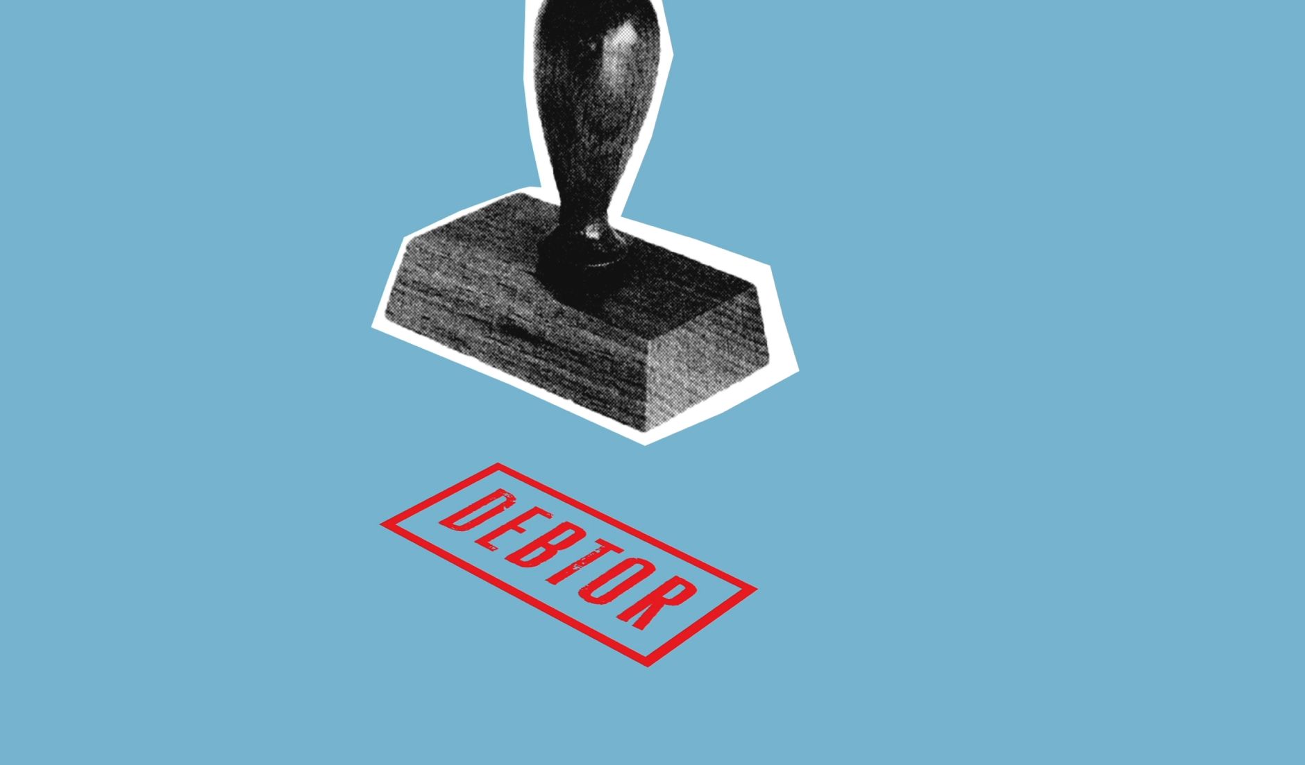 A scale balancing a credit card labeled high interest debt and a 401k labeled employer match